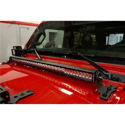 Montaje para barra LED 30" hilera sencilla Jeep Wrangler JL 18-25 / Jeep Gladiator 20-25