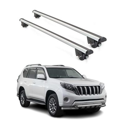 1998-2007 Toyota Land Cruiser Roof Rack Cross Bars Silver