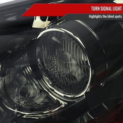 2003-2005 Honda Pilot Factory Style Headlight Chrome Housing/Smoke Lens