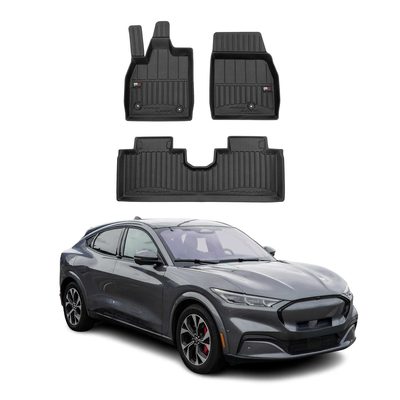 2021-2024 Ford Mustang Mach-E Premium Floor Mats Liners Full Set All Weather Heavy Duty