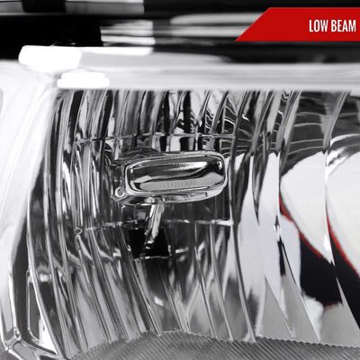 For Dodge RAM 2500 3500 2019-2024 Factory Style Crystal Headlight Passenger Side Only Chrome Housing Clear Lens
