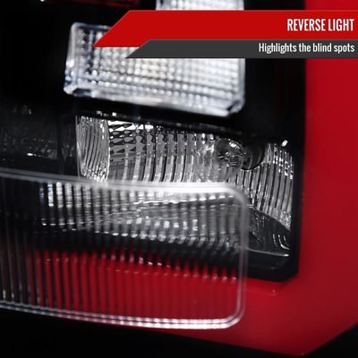 2007-2014 Chevy Tahoe/Suburban/Yukon/Denali LED Signal Tail Lights Jet Black