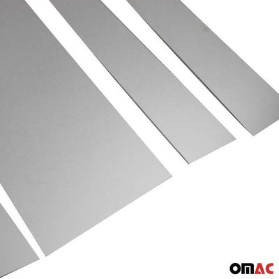 2015-2022 RAM ProMaster City Window B Pillar Posts Door Trim Stainless Steel Silver 8x
