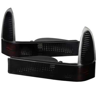1999-2004 Ford F-250/F-350/F-450/F-550/Excursion Corner Lights Black/Smoke