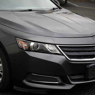 For Chevrolet Impala 2014-2020 Factory Style Projector Headlight - Passenger Side Jet Black Housing Clear Lens
