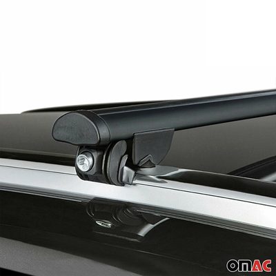 2023-2026 BMW iX1 U11 Roof Rack Cross Bars Luggage Lbs Black 2 Pcs