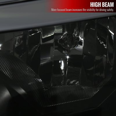 2019-2022 Ford Ranger Sequential LED Bar Projector Headlights Matt Smoke