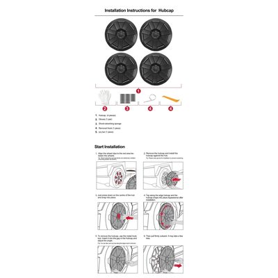 Wheel Cover for Tesla Cybertruck Compatible to Cyber/Core Wheels