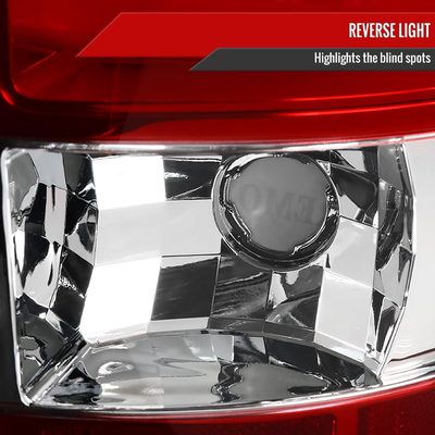 2000-2006 Chevy Suburban/Tahoe/Yukon/Yukon XL LED C Bar Tail Lights Chrome/Red
