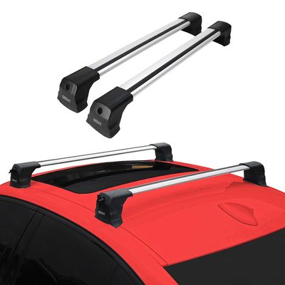 2015-2023 Jeep Renegade Roof Rack Cross Bars Luggage Carrier Aluminium Silver 2 Pcs
