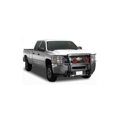 Fits 2014-2019 Chevy Silverado 1500 (BLK-17GT27MSS-PLR)