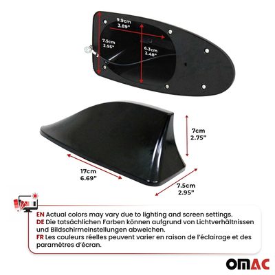 Mercedes Car Shark Fin Antenna Roof Radio AM/FM Signal Black