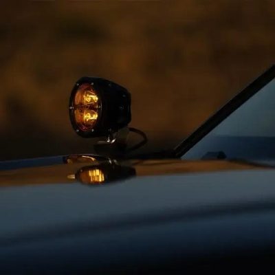 Faros Redondo Rigid 360 Series 4" Spot Con Amber PRO Lens (Par)