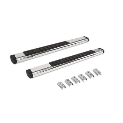 Estribos de 6" OE Xtreme Cromado - 52" + Brackets Ford F-150/Lobo 15 - 24 / F-250 - F-350 Super Duty 15-22