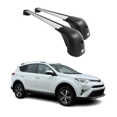 2013-2018 Toyota RAV4 Roof Racks Cross Bars Silver