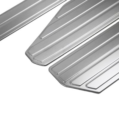 2010-2020 VW Amarok Door Sill Scuff Plate Scratch Protector Stainless Steel Brushed
