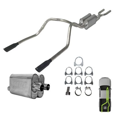 Toyota Tundra, 2014-2021, 5.7L - Stainless - MPI Exhaust Cat-Back Dual Exhaust Kits