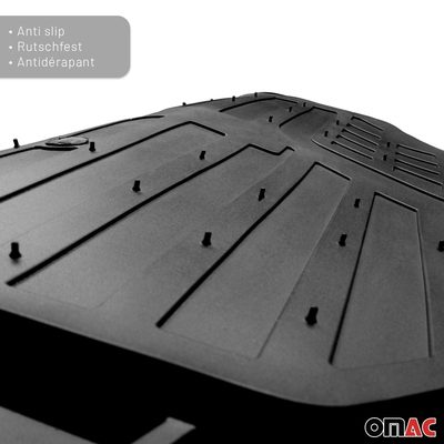 VW Jetta Universal Floor Mats Liner All Weather 3D Black Waterproof 4Pcs