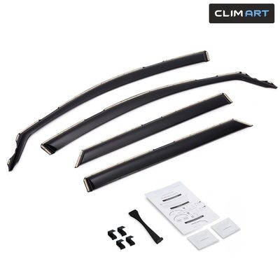Clim Art Wind Deflectors for Hyundai Tucson 2016-2021 In-channel Dark Smoke 4Pcs