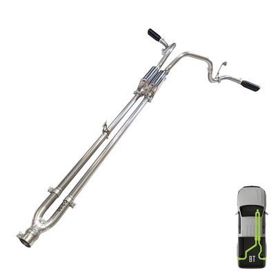 Ford, 2009-2020, Eco Boost, Stainless - MPI Exhaust Cat-Back Dual Stainless Kits