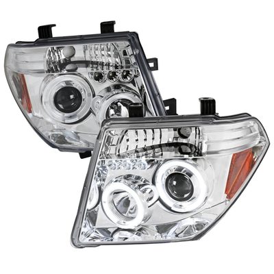 2005-2007 Nissan Pathfinder/ 05-2008 Frontier Dual Halo Headlights Chrome
