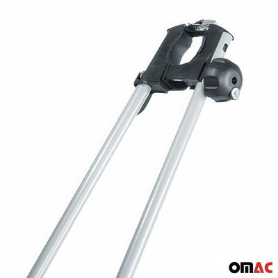 2Pcs Pro Bike Carrier Roof Mount Aluminum Steel Bicycle Rack Car Truck SUV