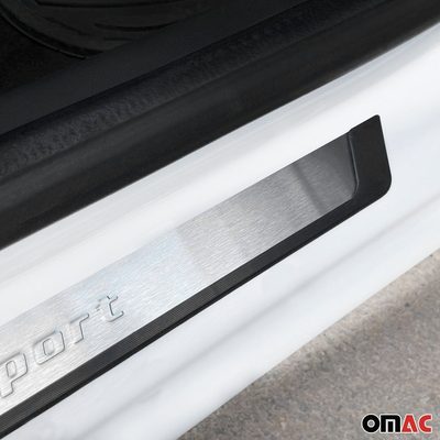 Ford Explorer Edge Door Sill Scuff Plate Scratch Protector Sport Brushed Stainless Steel 4Pcs