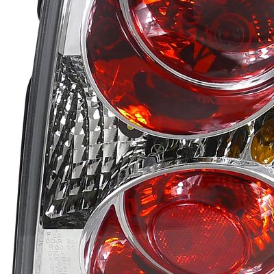 2001-2005 VW Passat Sedan Tail Lights Chrome Housing/Clear Lens