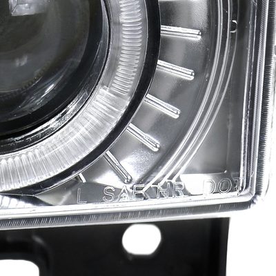 1988-1999 Chevy C/K C10/Blazer/Tahoe/Yukon Dual Halo Headlights Chrome
