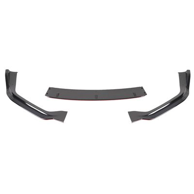 2014-2016 Lexus IS250 F-Sport Glossy Trim 3Pcs Front Bumper Lip Splitter Kit