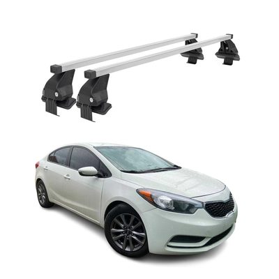 2014-2018 Kia Forte Sedan Roof Rack Cross Bars Silver