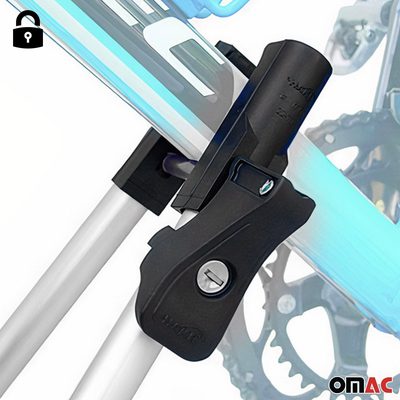 2Pcs Pro Bike Carrier Roof Mount Aluminum Bicycle Rack Cycling Car Truck SUV