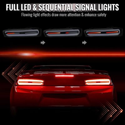 For Chevrolet Camaro 2016-2018 Full LED Tail Light Sequential Signal For OE LED