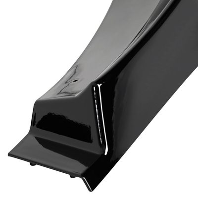 2012-2014 Mercedes W204 C Class Glossy Black Front Bumper Lip Splitter Kit