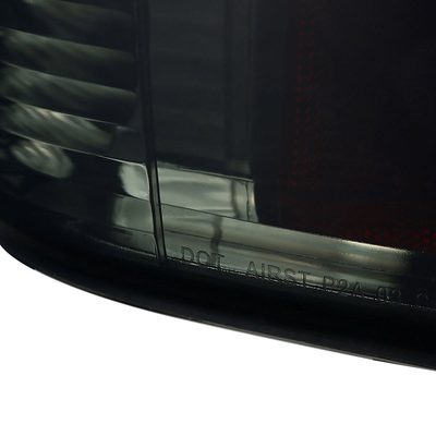 2007-2014 Chevy Silverado LED Tail Lights - OZ Chrome Housing/Smoke Lens