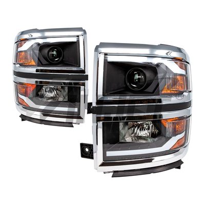 Fits 2014-2015 Chevy Silverado 1500 (WJT-CHRNG0382C-B-SQ)