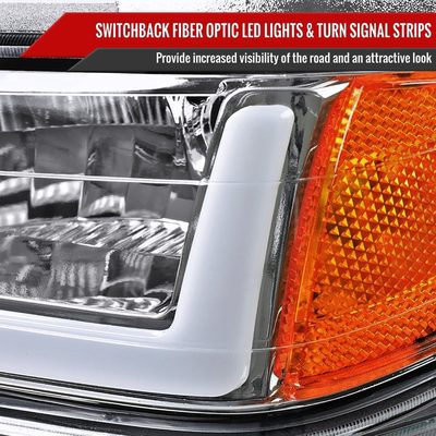 2004-2012 Chevy Colorado / Canyon LED Factory Headlights Amber Corner Lamp