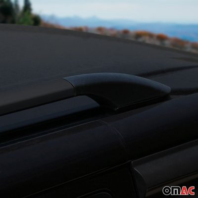 2016-2023 Mercedes Metris Mid Wheel Base Roof Rack Rails Side Rails Black