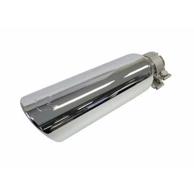 Colilla de escape para tubos de 2 1/2" Cromado