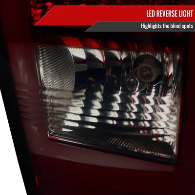 2015-2020 GMC Yukon/Yukon XL Denali SLE/SLT LED Tail Lights Chrome/Red Smoke