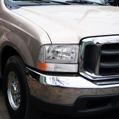 1999-2004 Ford F-250/F-350/F-450/F-550/Excursion Corner Lights Chrome/Clear