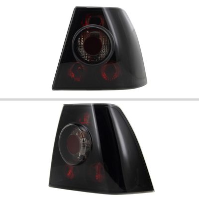 1999-2005 VW Jetta/Bora Mk4 Sedan Tail Lights Glossy Black/Smoke Lens