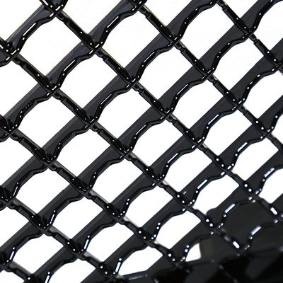 2007-2013 Chevrolet Silverado 1500 Glossy Black ABS Honeycomb Mesh Grille