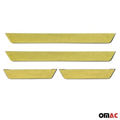 2018-2022 Ford EcoSport Door Sill Scuff Plate Scratch Protector Exclusive Brushed Stainless Steel 4Pcs