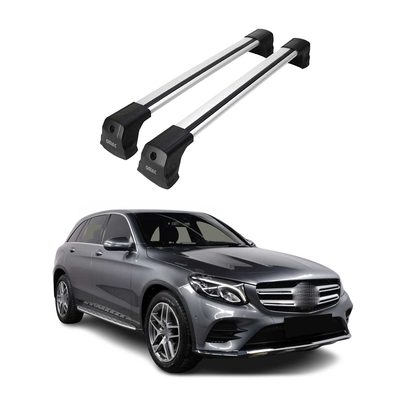 2017-2023 Mercedes GLC Class Coupe C253 Roof Rack Cross Bars Silver