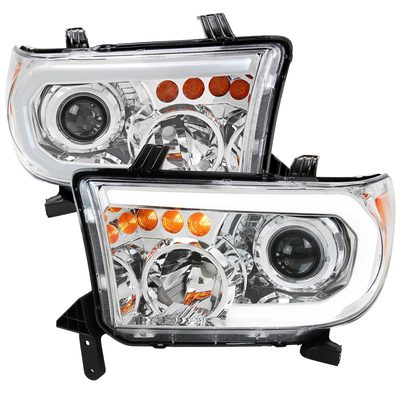 2007-2013 Toyota Tundra/ 08-2017 Sequoia Retro LED Headlights LED Signal Chrome