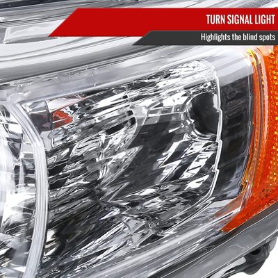 2012-2014 Toyota Camry Headlights Amber Reflectors - Driver Side Only Chrome