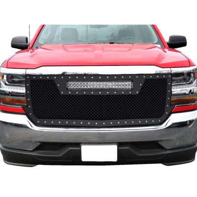 Fits 2016-2019 Chevy Silverado 1500 (APS-GR03LFC75D)