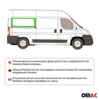 2014-2026 RAM ProMaster Window Glass Fit Kit Rear Right Side Sliding Door L2