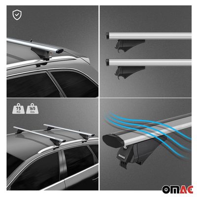 2023-2026 Mini Countryman U25 Roof Rack Cross Bars Silver
